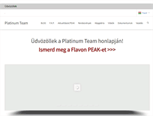 Tablet Screenshot of flavonplatinumteam.com
